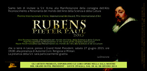 Premio Internazionale d’Arte Pieter Paul Rubens