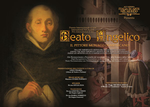 locandina Premio Internazionale d’Arte: “Beato Angelico” Accademia Italia in Arte nel Mondo. Teatro G. Paisiello, Lecce