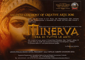 Premio Internazionale d’Arte “Minerva”